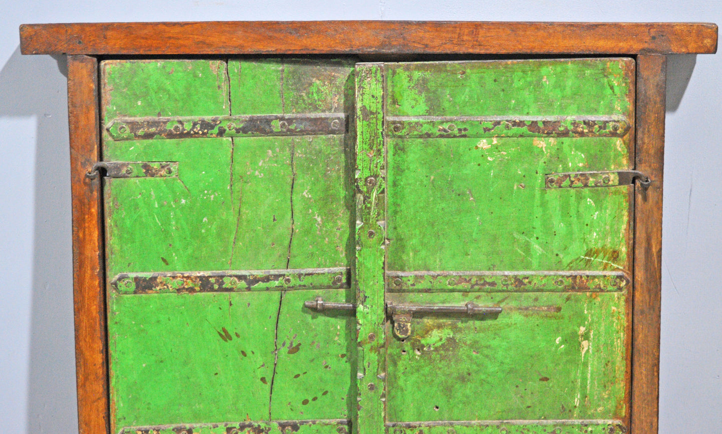 Antique Wooden Large Wall Décor Window Panel With Frame Original Old