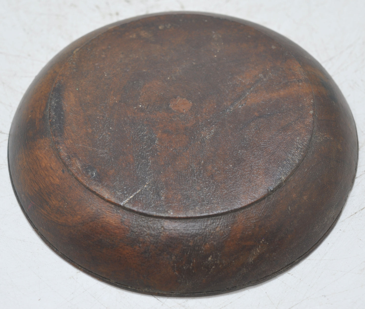 Antique Wooden Round Kitchenware Bowl Original old Hand Carved