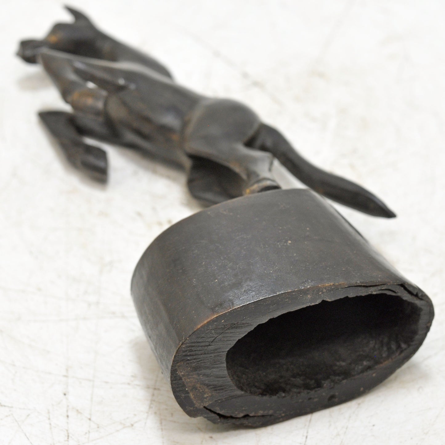 Vintage Very Fine Horse Figurine Original Old Hand Carved