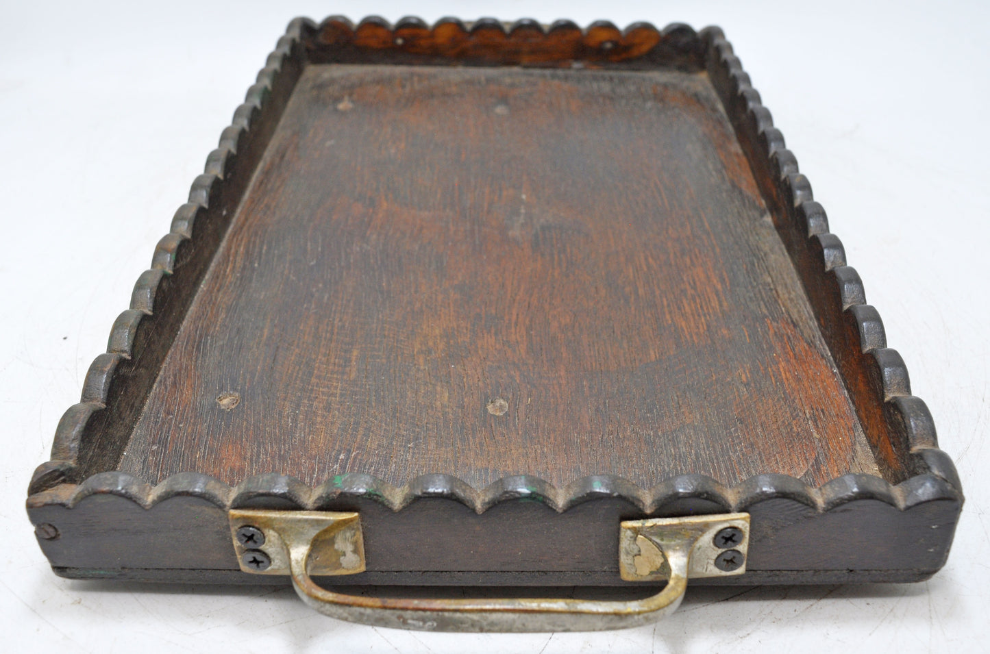 Antique Wooden Kitchenware Serving Tray Original Old Hand Crafted