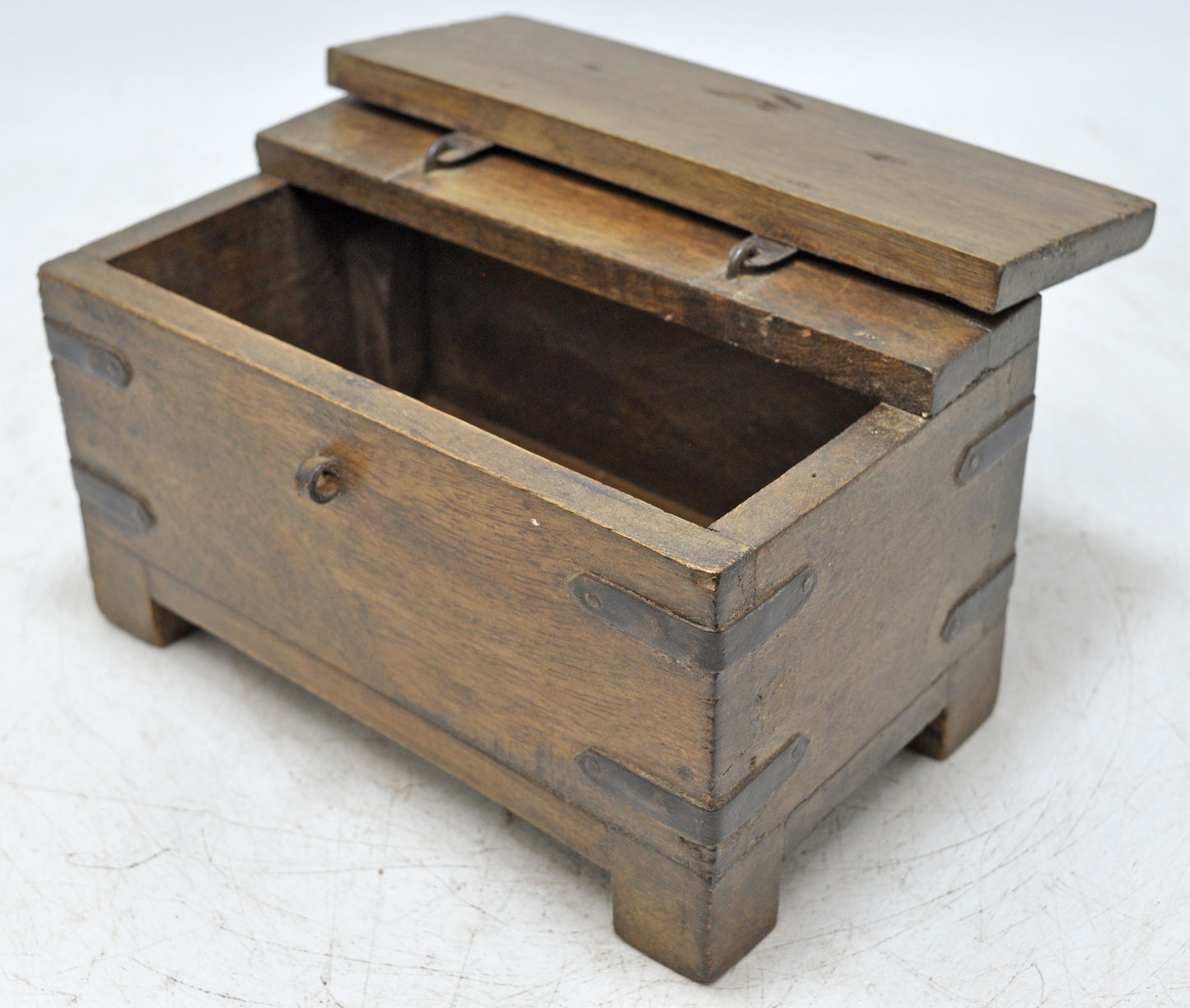 Vintage Wooden Small Storage Box Original Old Hand Crafted