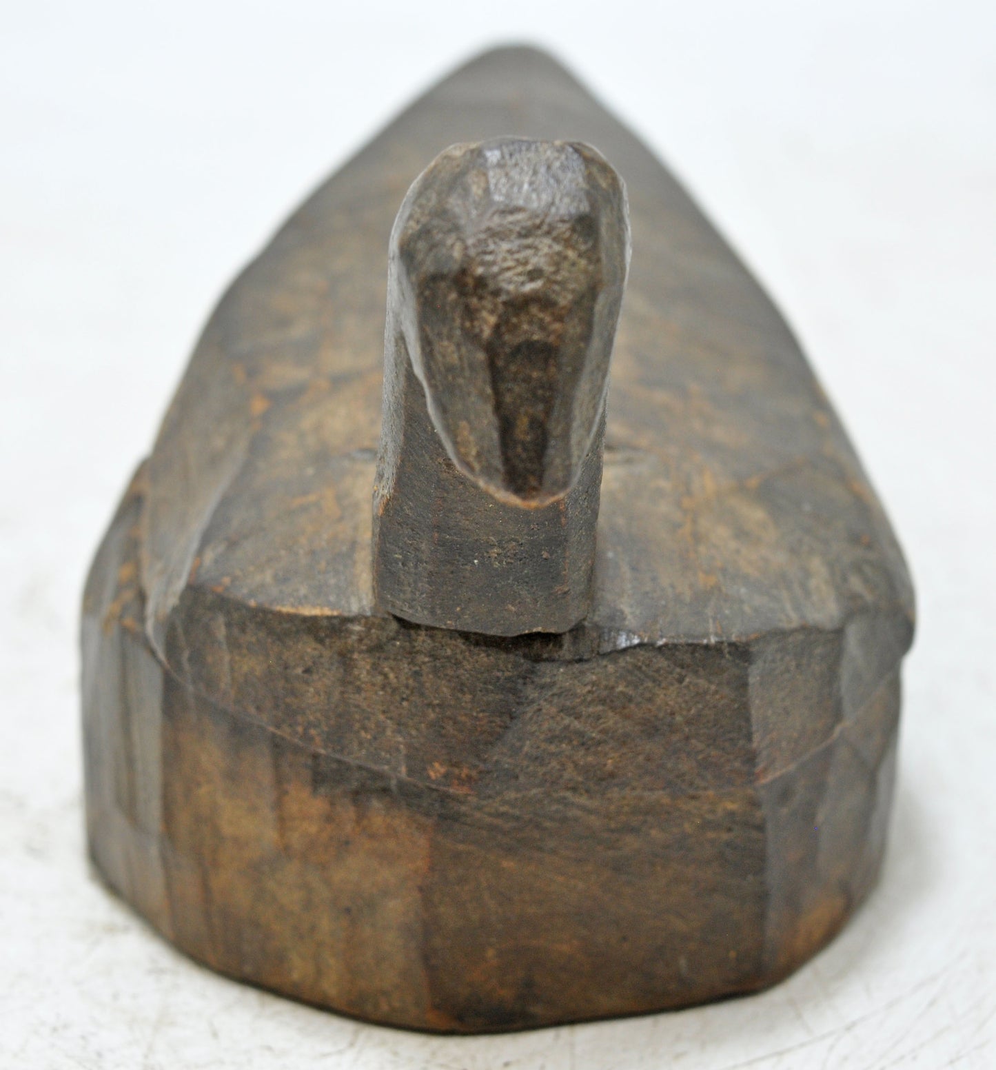 Antique Wooden Kitchenware Spice Box Original Old Hand Carved