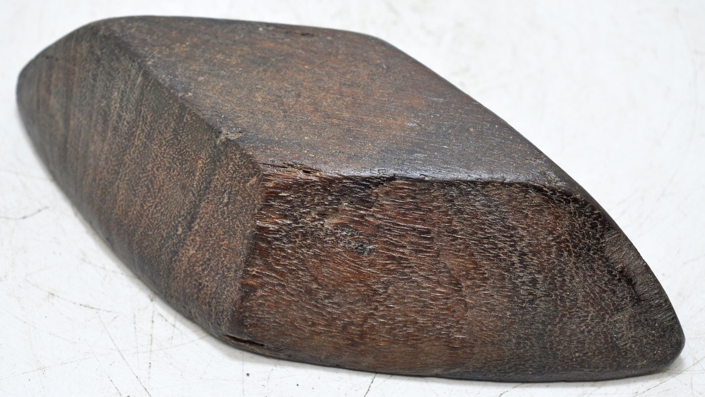 Antique Wooden Kitchenware Salt Spice Bowl Original Old Hand Carved