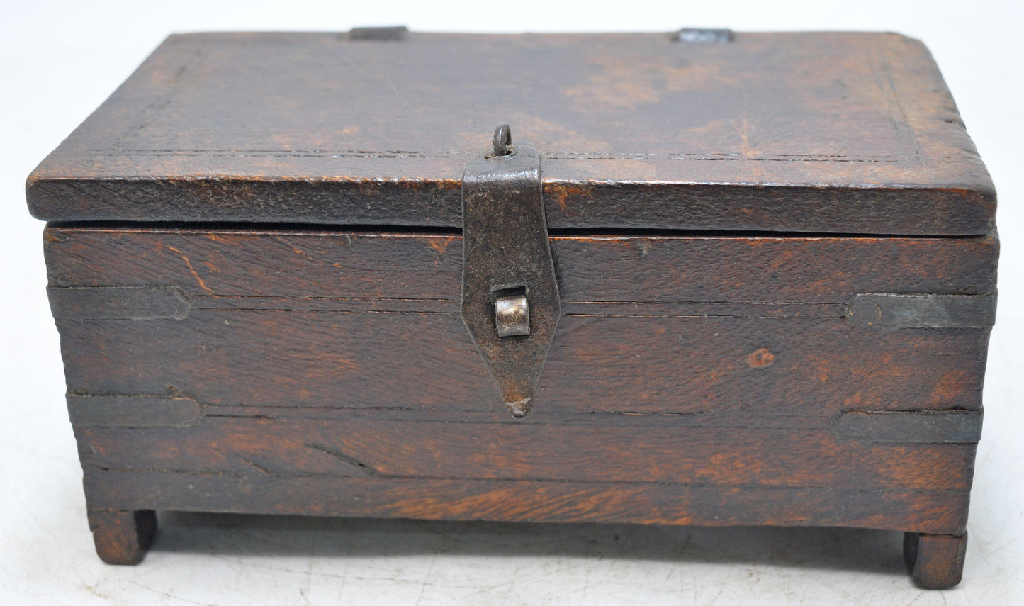 Vintage Wooden Small Storage Box Original Old Hand Crafted
