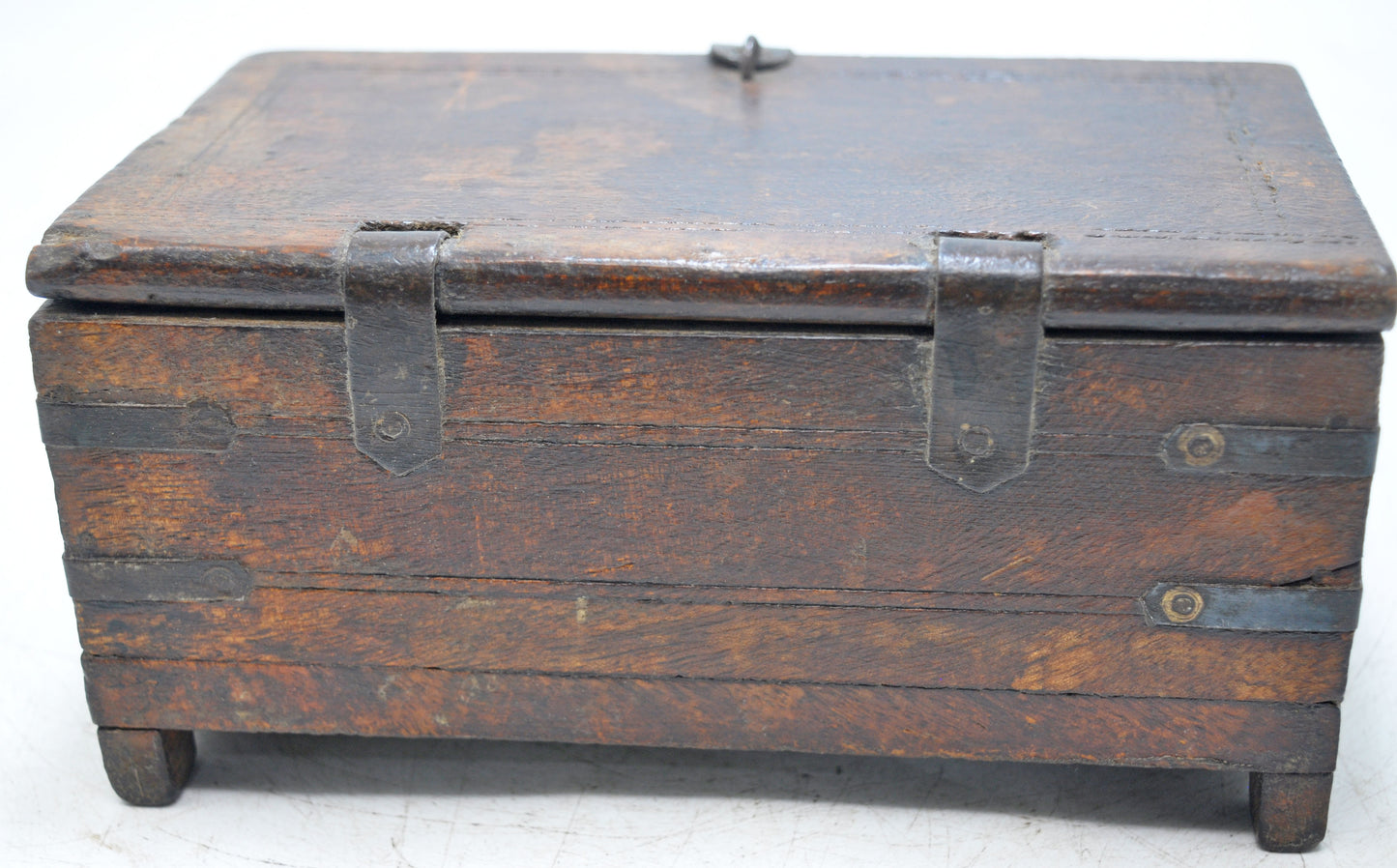 Vintage Wooden Small Storage Box Original Old Hand Crafted