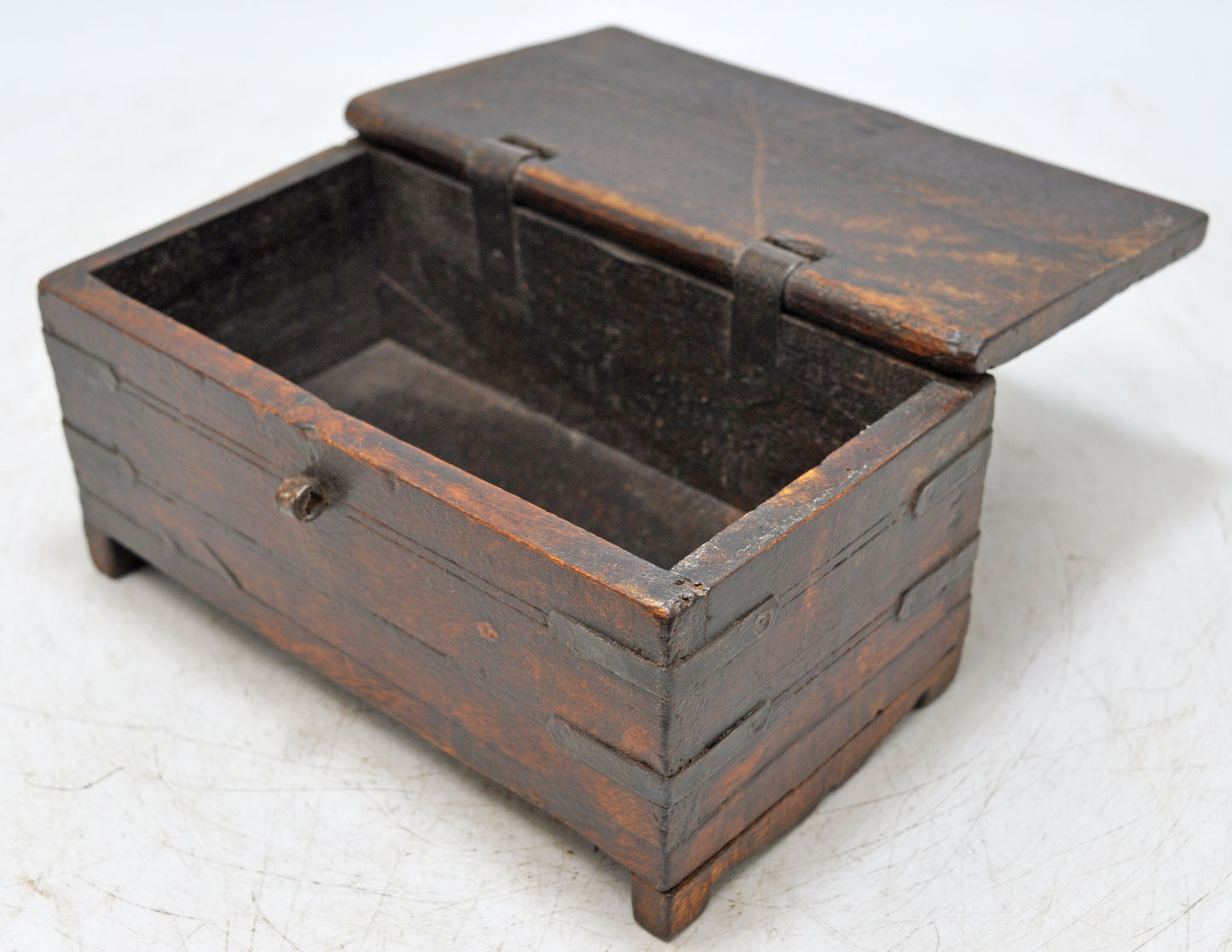Vintage Wooden Small Storage Box Original Old Hand Crafted