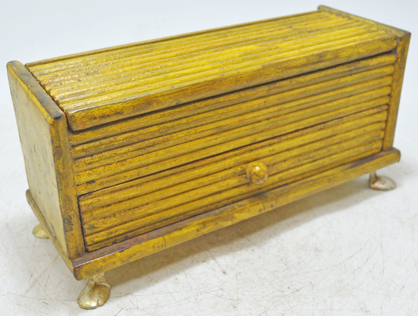 Vintage Wooden 1 Drawer Storage Box Original Old Hand Crafted