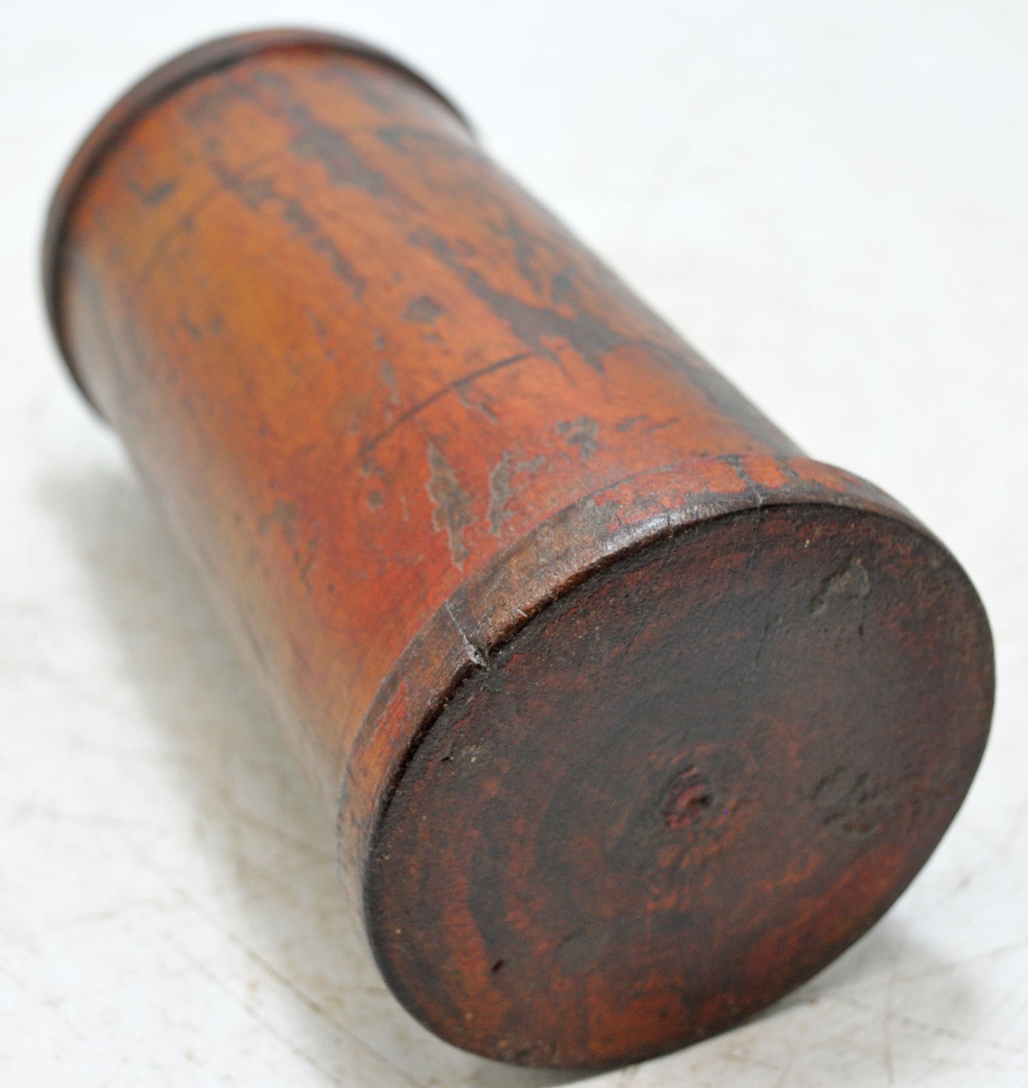 Antique Wooden Small Kum Kum Powder Tika Box Original Old Hand Carved
