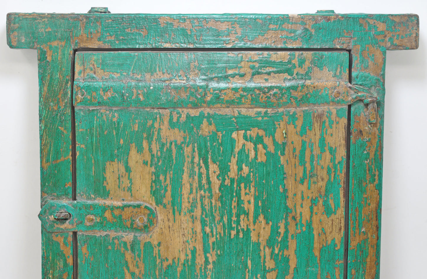 Antique Wooden Wall Décor Small Window Original Old Hand Crafted New Painted