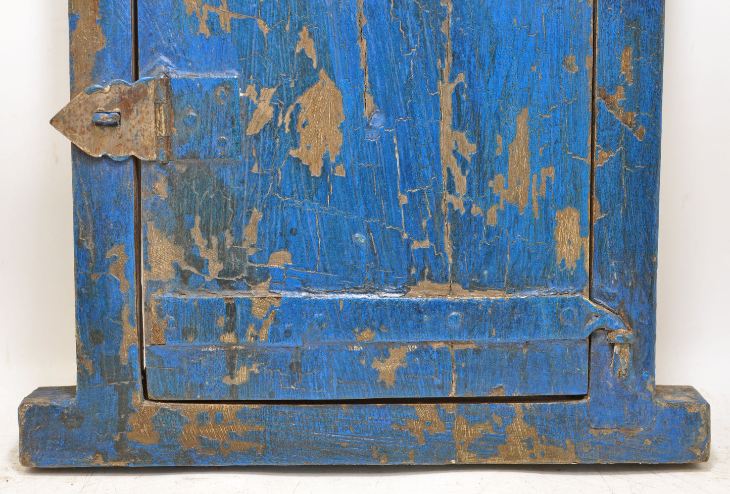 Antique Wooden Wall Décor Small Window Original Old Hand Crafted New Painted