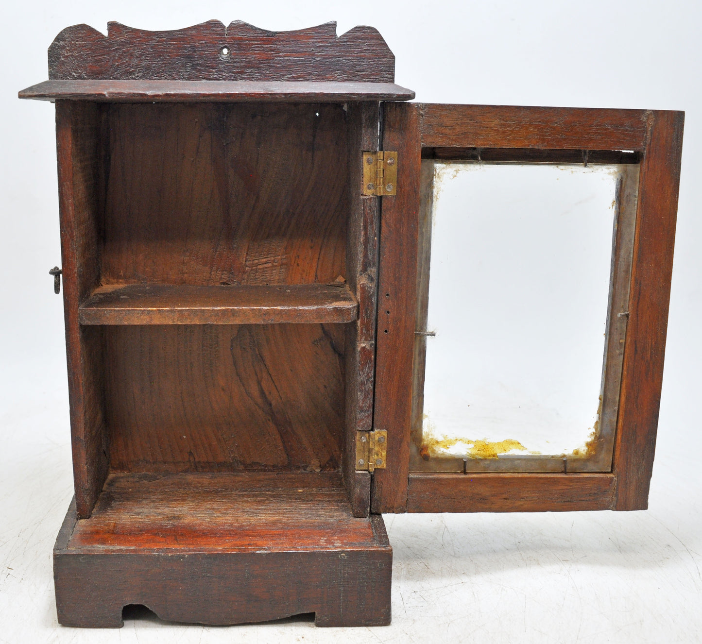 Antique Wooden Small Kitchen Cabinet Original Old Hand Crafted