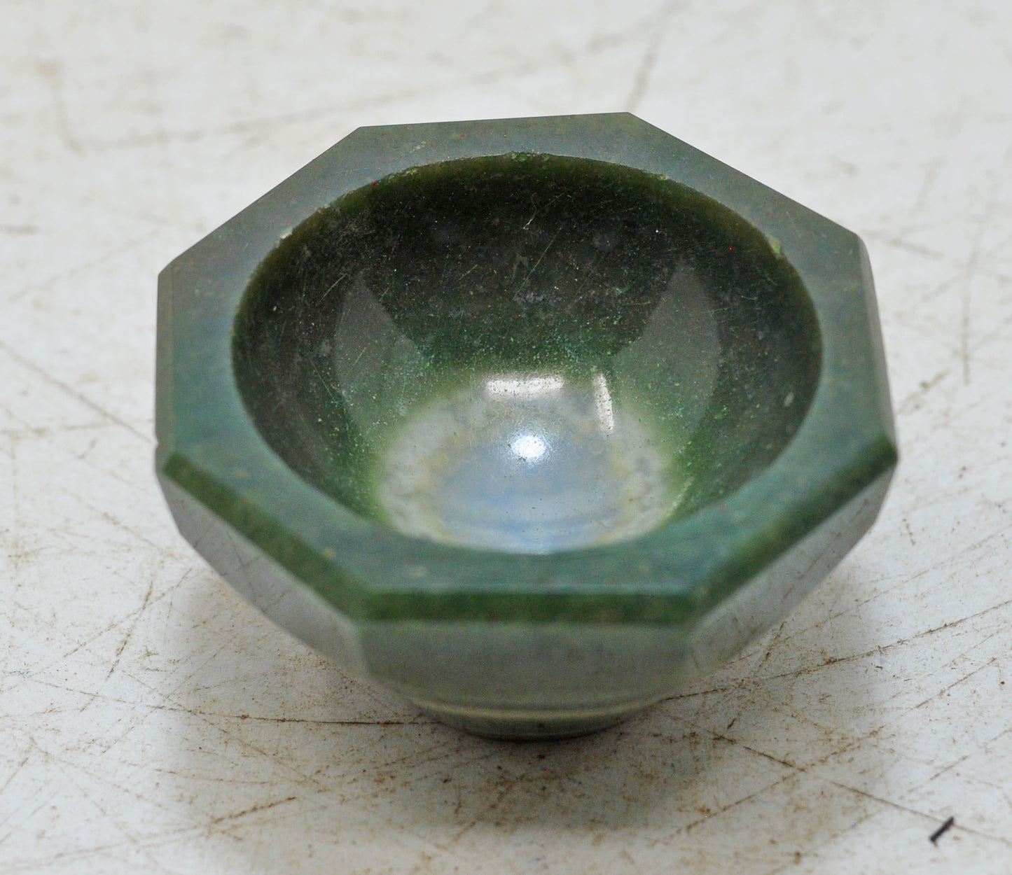 New Semi Precious Agate Stone Small Round Bowl Fine Hand Carved