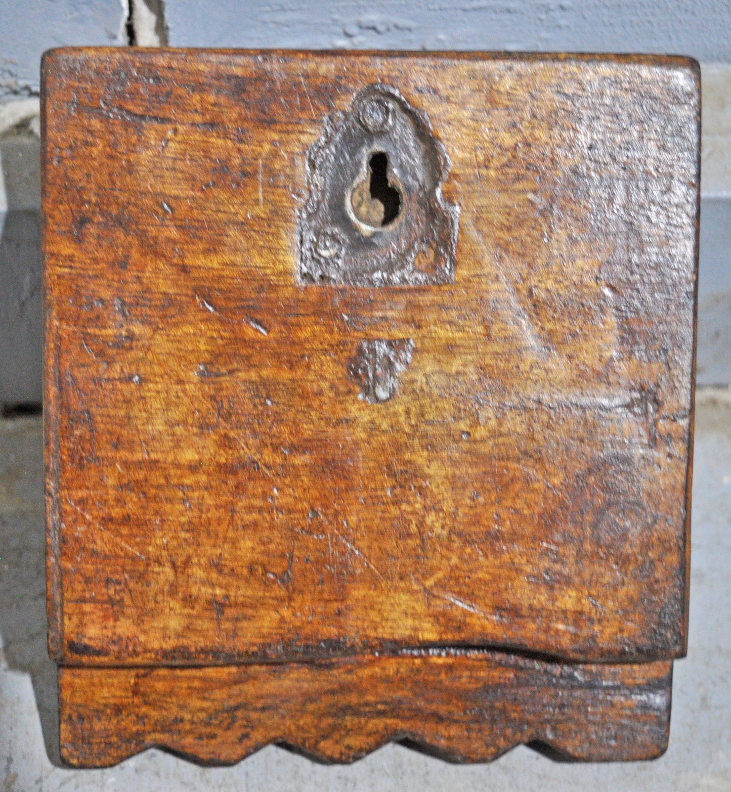 Vintage Wooden 1 Hook Hanger Original Old Hand Crafted