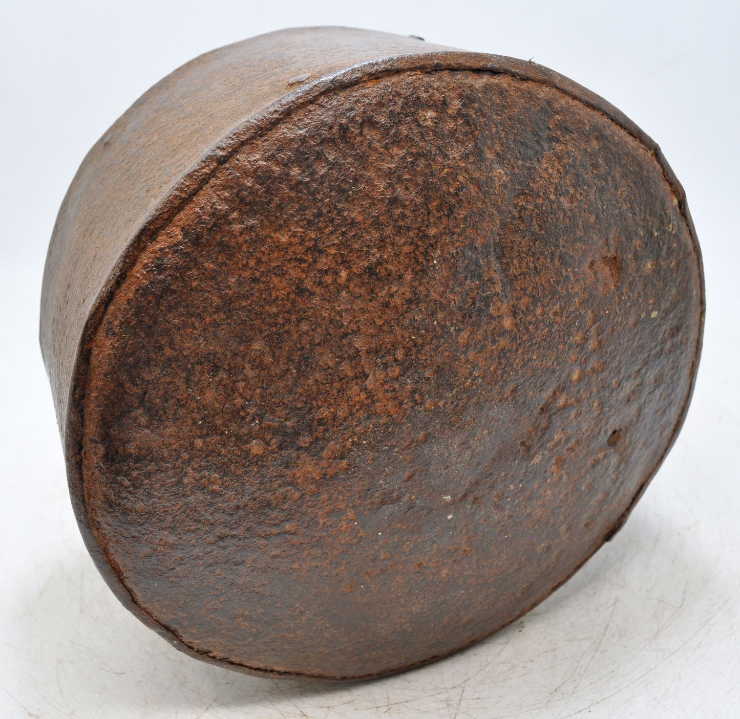 Antique Iron Round Water Matka Pot Original Old Hand Crafted