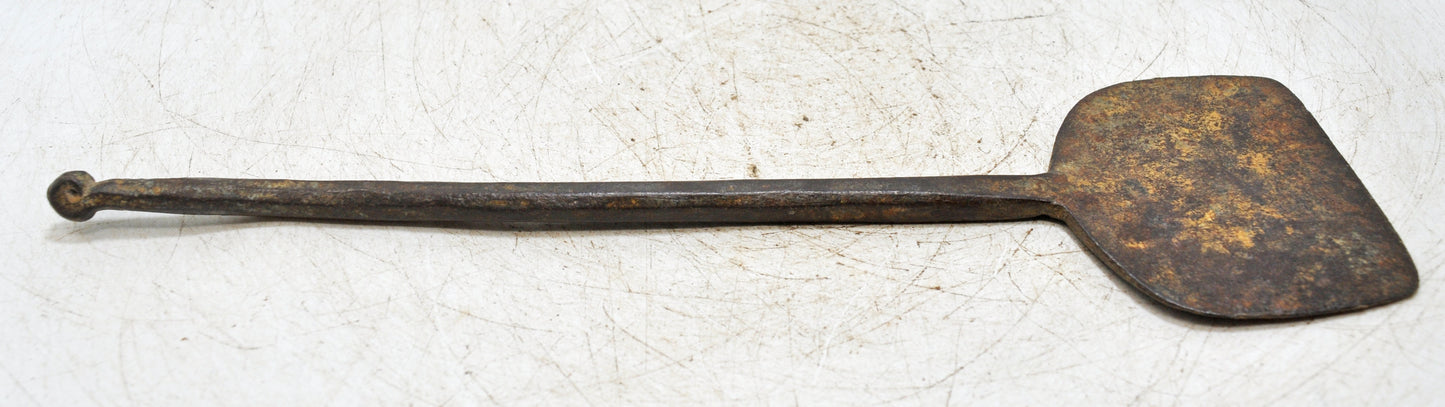 Antique Iron Kitchenware Cooking Mashing Tool Original Old Hand Crafted