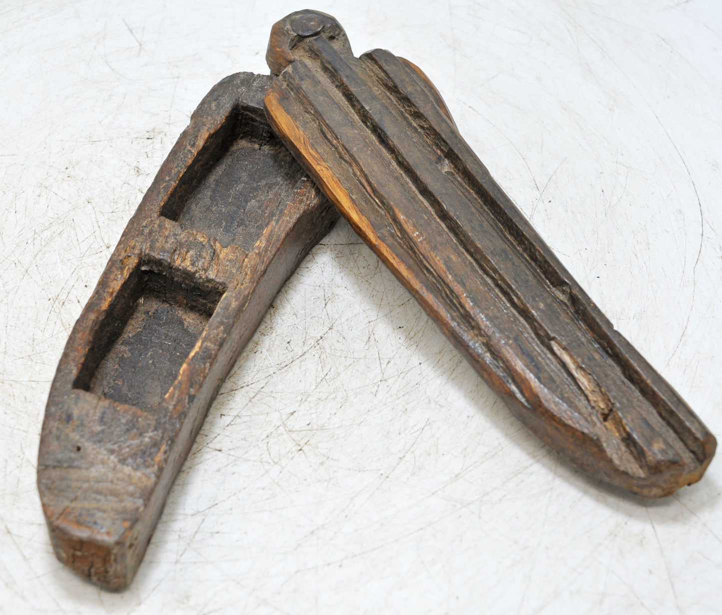 Antique Wooden Kum Kum Powder Tika Box Original Old Hand Carved