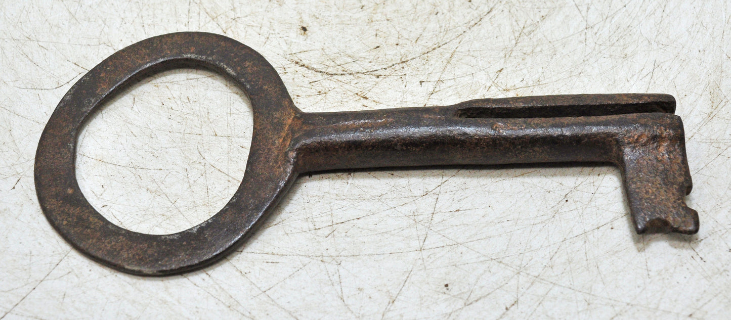 Antique Iron Long Decorative Key Original Old Hand Crafted