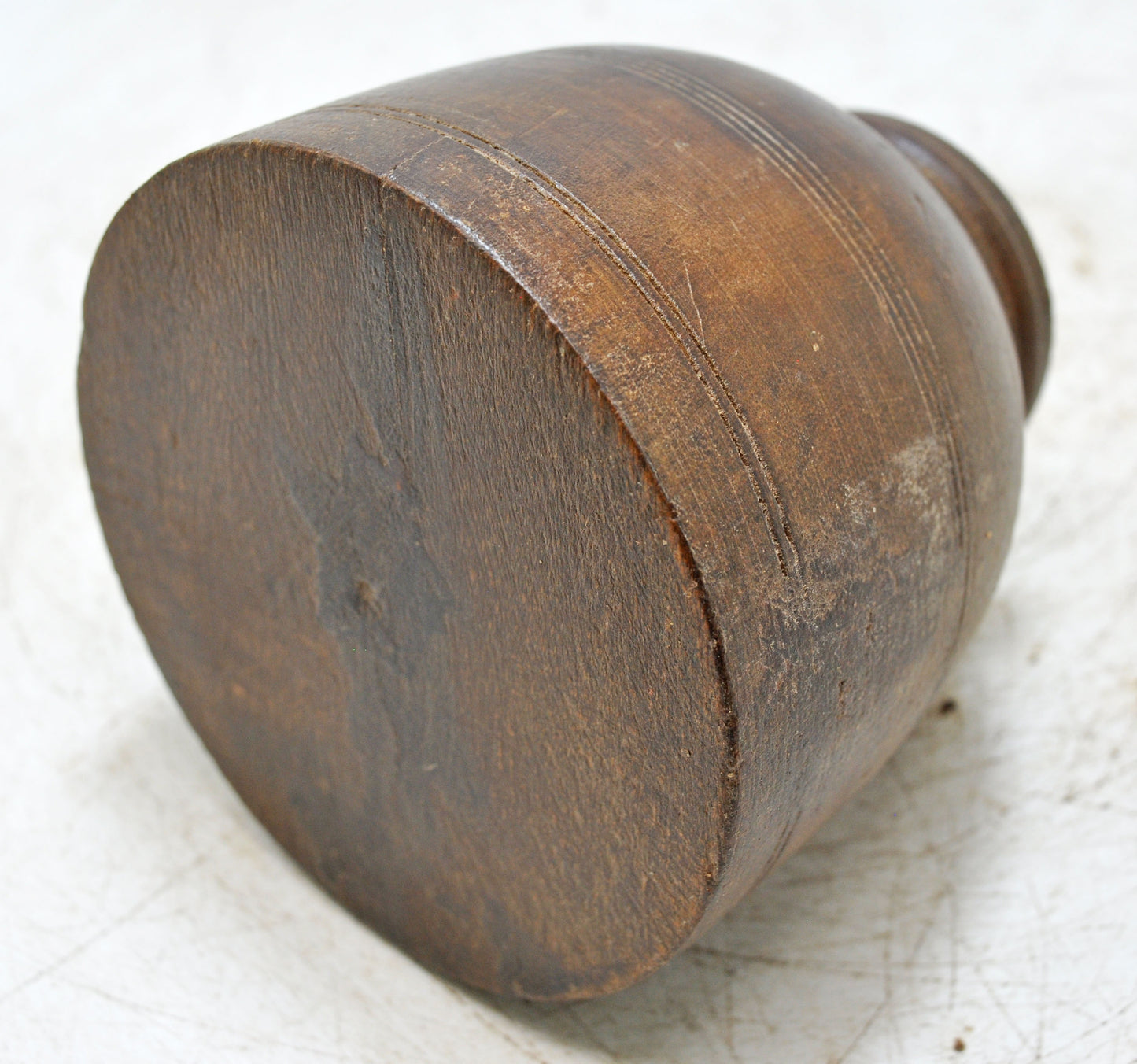 Vintage Wooden Water Drinking Lota Pot Original Old Hand Carved