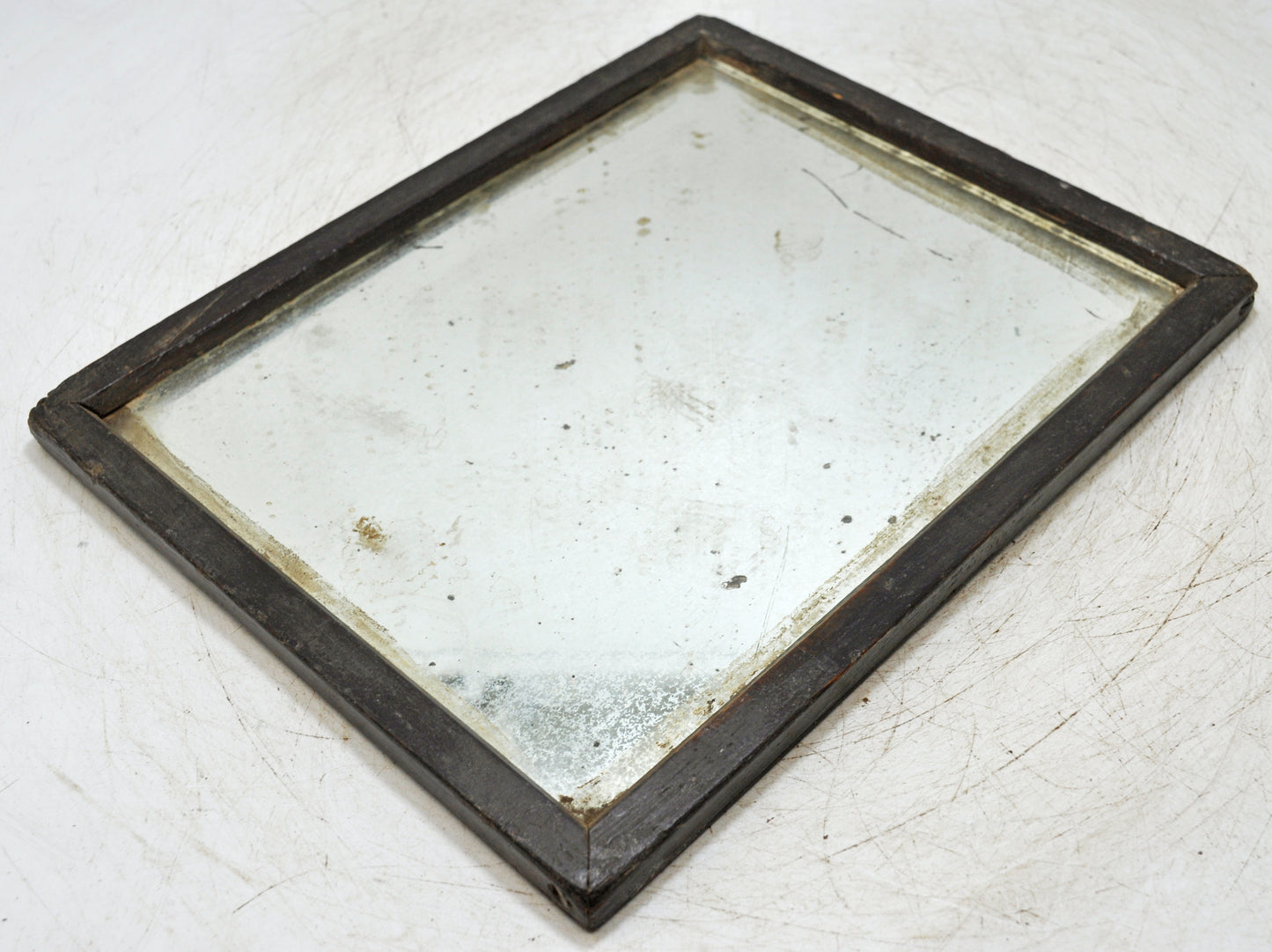 Antique Wooden Wall Décor Mirror Frame Original Old Hand Crafted