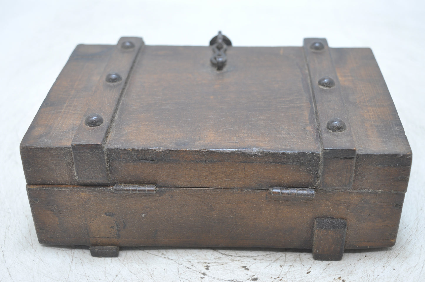 Vintage Wooden Small Storage Box Original Old Hand Crafted