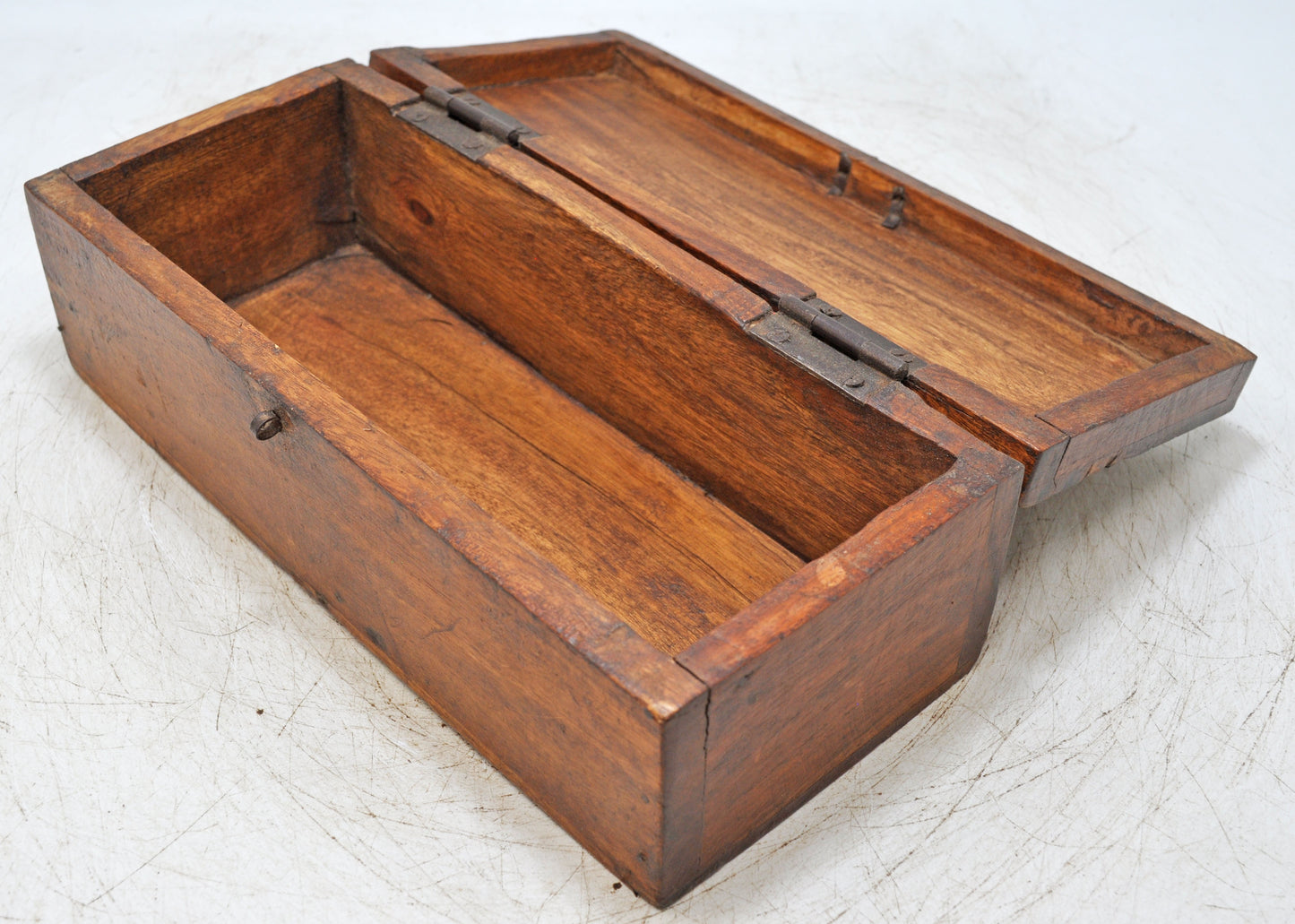 Vintage Wooden Square Storage Chest Box Original Old Hand Crafted