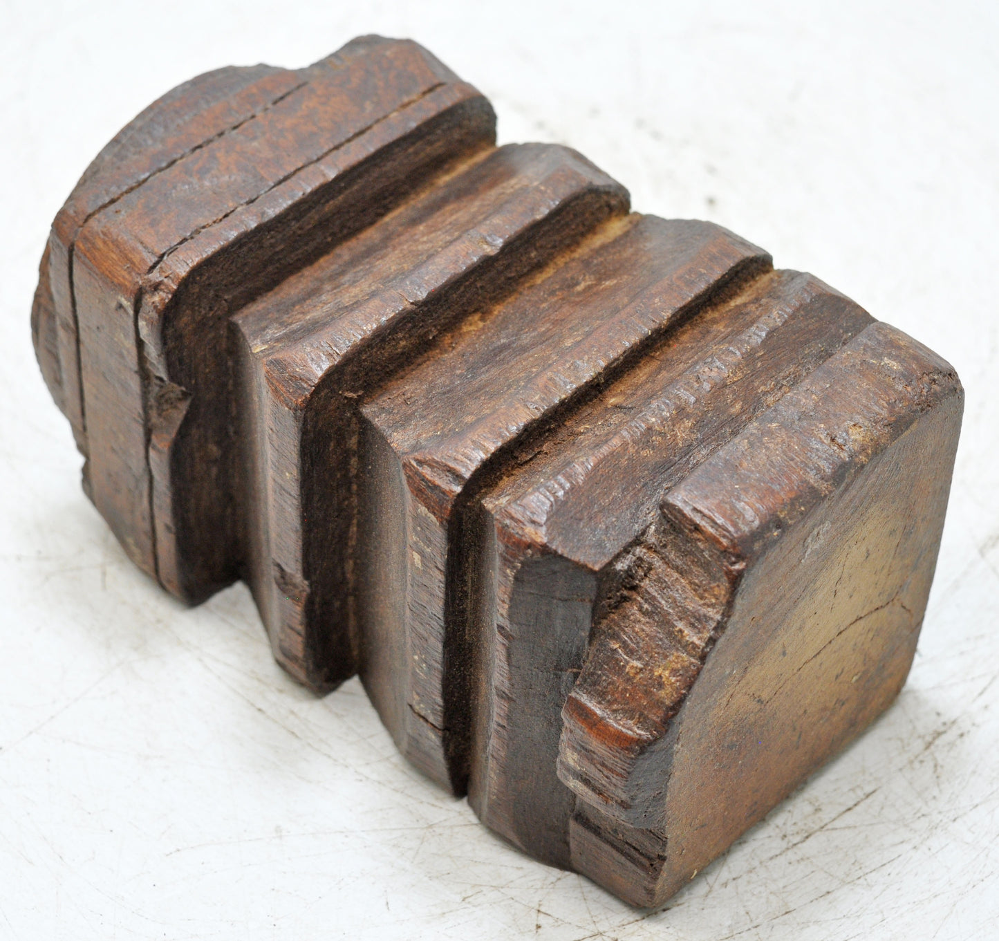 Antique Wooden Paga Candle Holder Stand Original Old Hand Carved