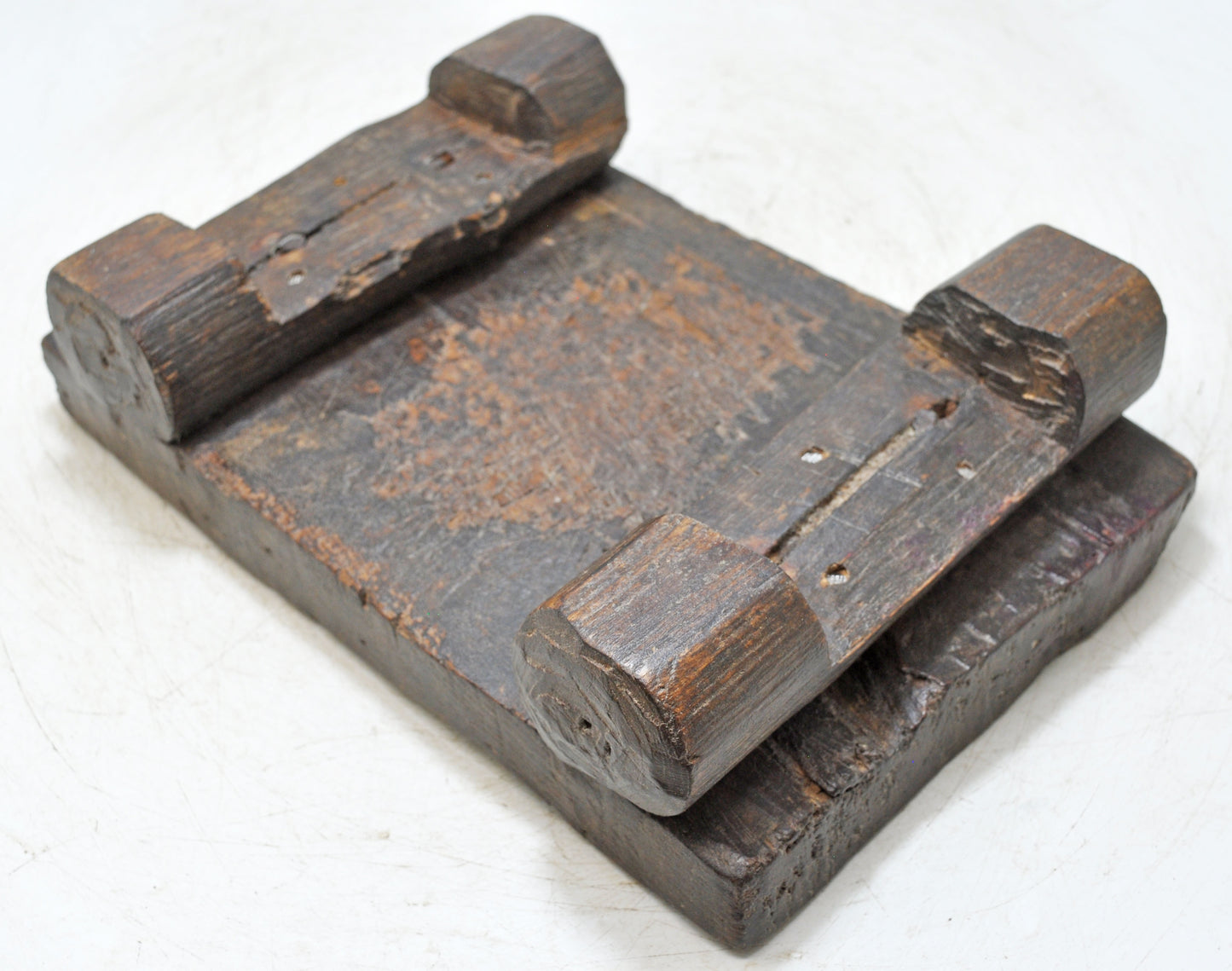 Antique Wooden Kitchenware Cutting Chopping Board Original Old Hand Carved