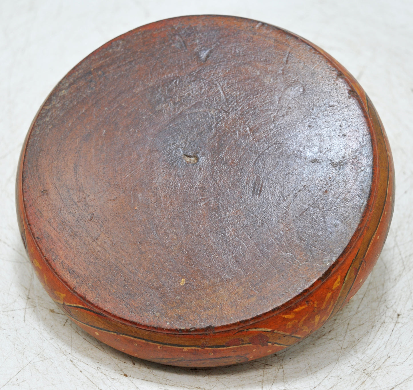 Vintage Wooden Tobacco Opium Box Original Old Hand Carved Fine Painted