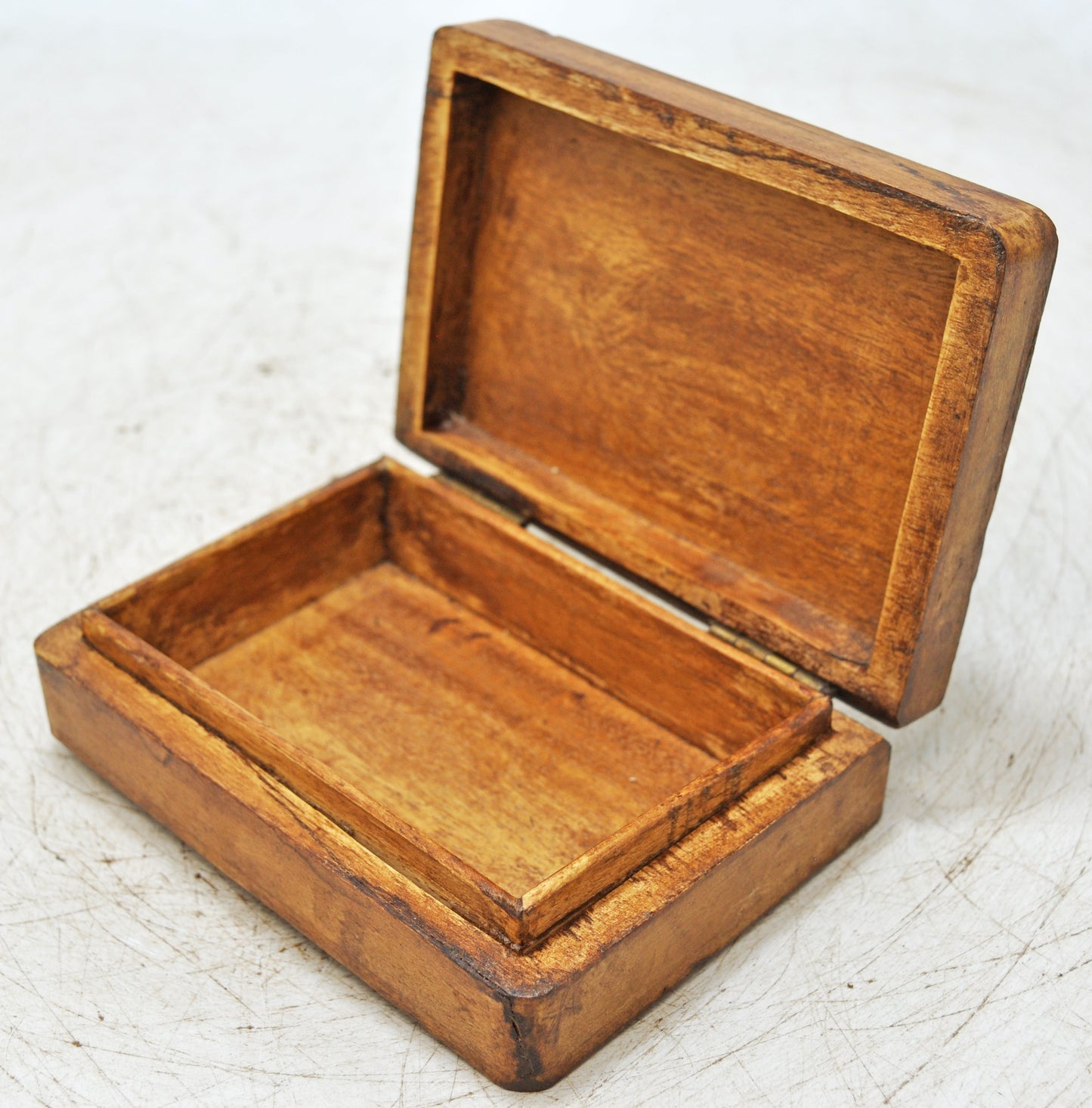 Vintage Wooden Small Storage Box Original Old Hand Crafted