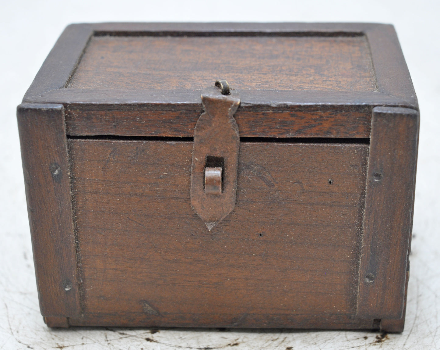 Vintage Wooden Small 1 Drawer Jewelery Storage Box Original Old Hand Crafted