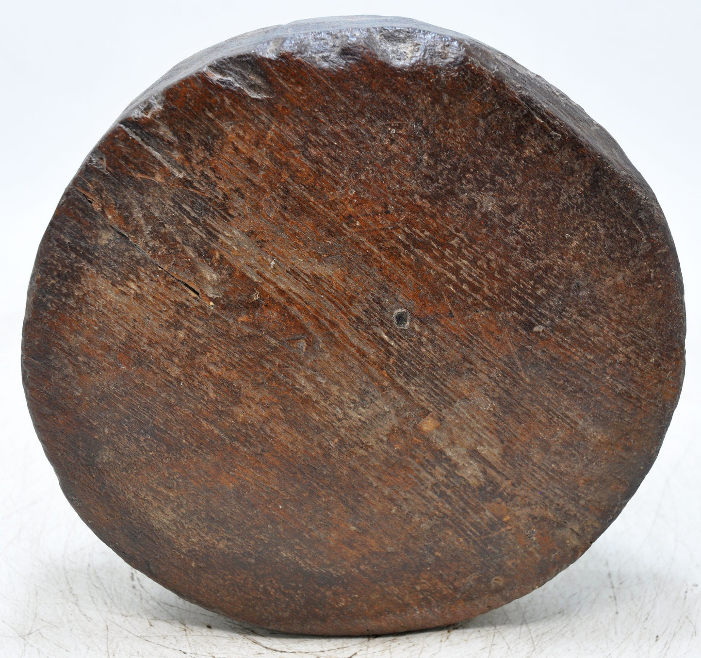 Antique Wooden Grain Grinder Toy Original Old Hand Carved