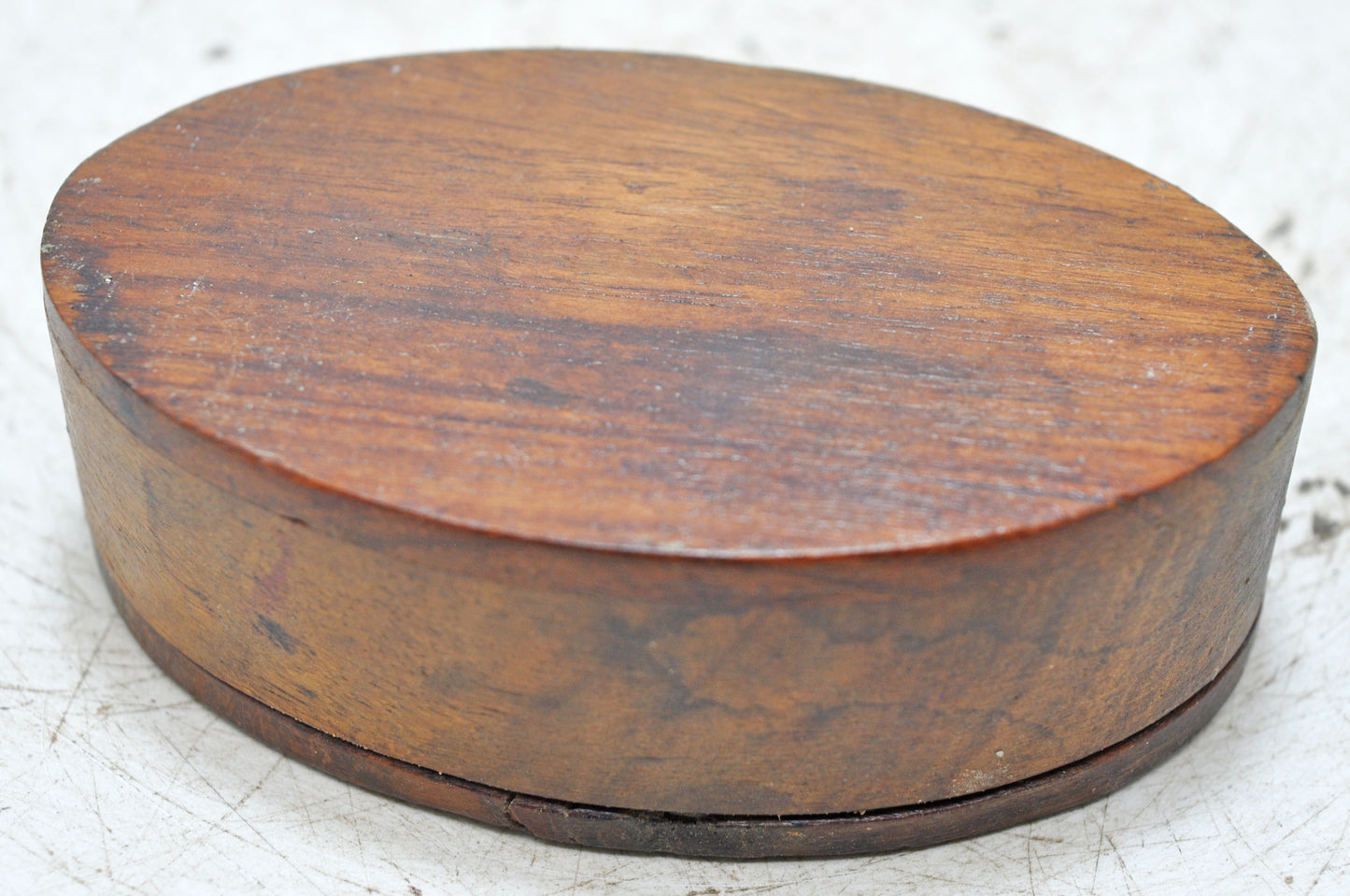 Vintage Wooden Small Kum Kum Powder Tika Box Original Old Hand Crafted