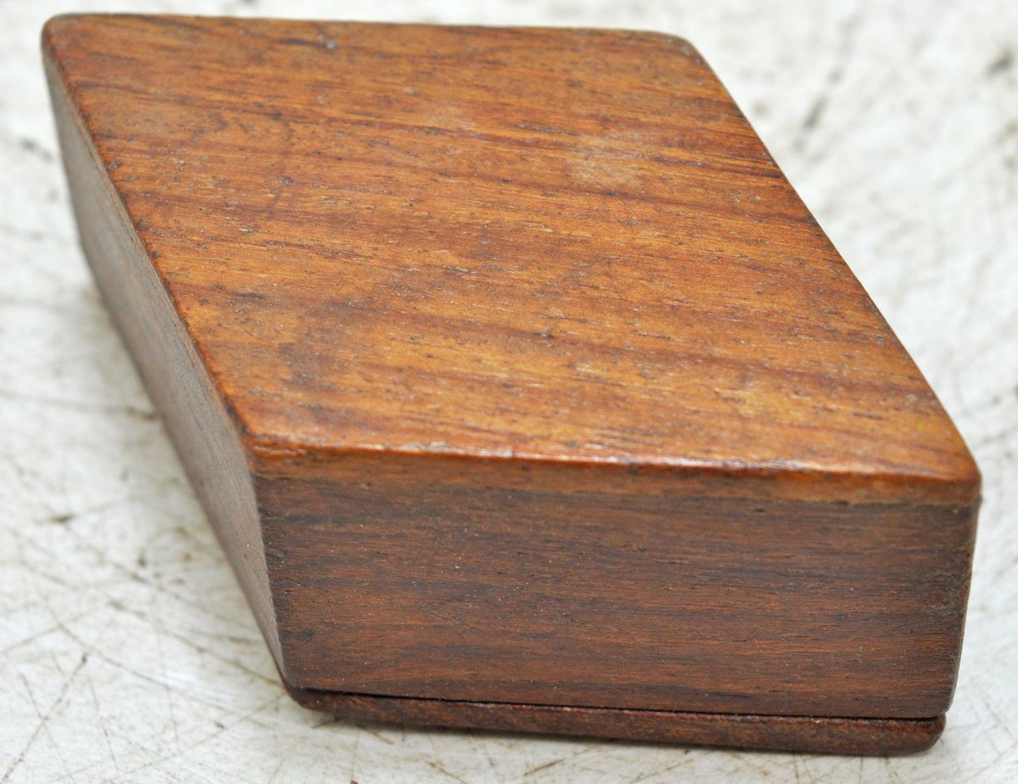 Vintage Wooden Small Kum Kum Powder Tika Box Original Old Hand Crafted