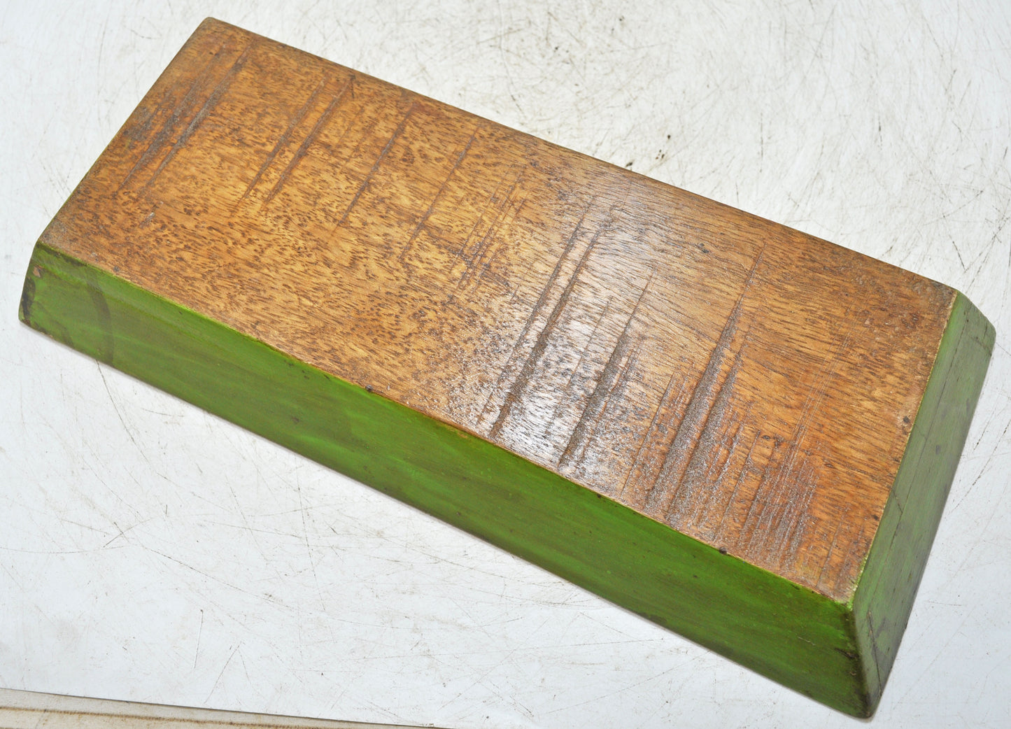 Vintage Wooden Long Serving Tray Original Old Hand Crafted Painted