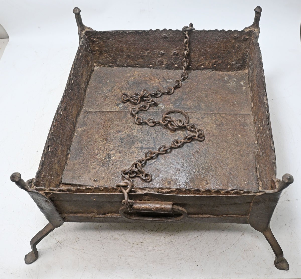 Antique Iron Travelling Fire Pit Sigdi Original Old Hand Crafted