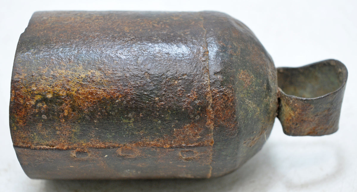 Antique Iron Animals Cow Bell Original Old Hand Crafted Engraved