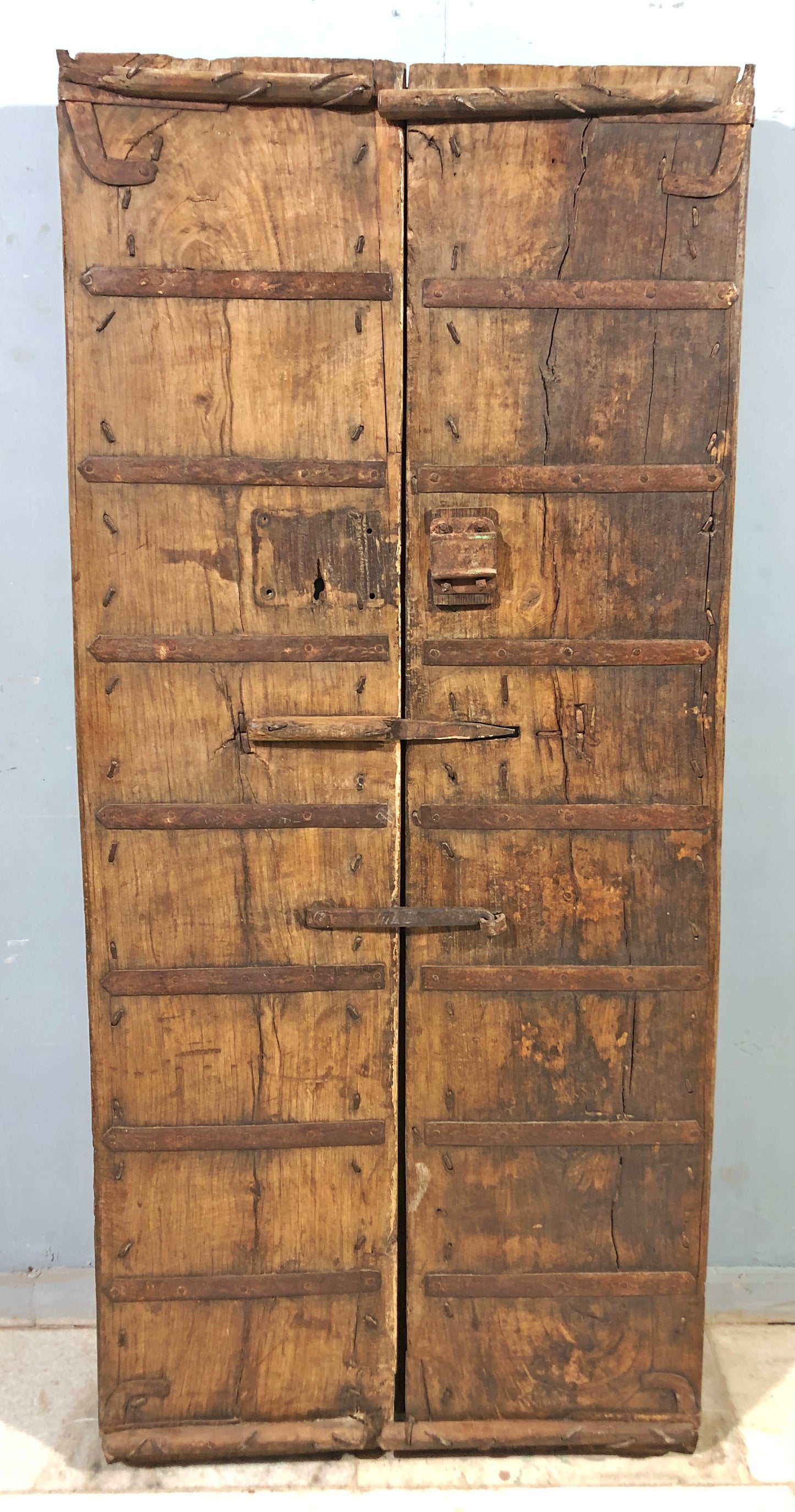 Antique Teak Wood Big Size Wall Décor Door Panel