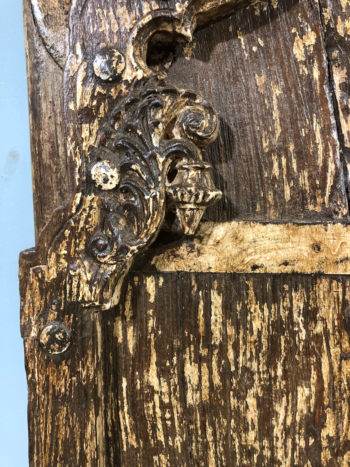 Antique Teak Wood Big Size Wall Décor Door Panel