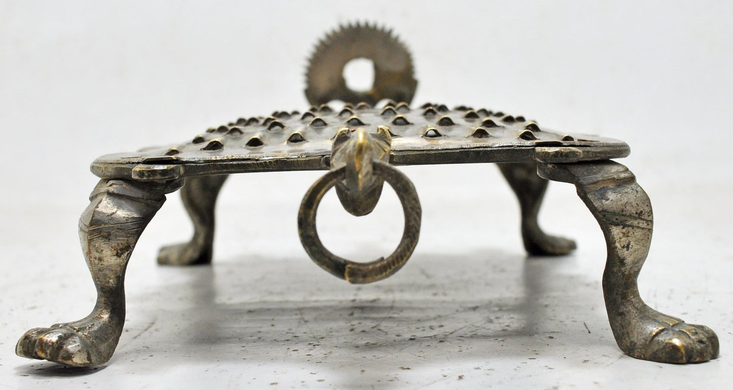 Antique Brass Kitchenware Grater Original Old Hand Crafted Engraved