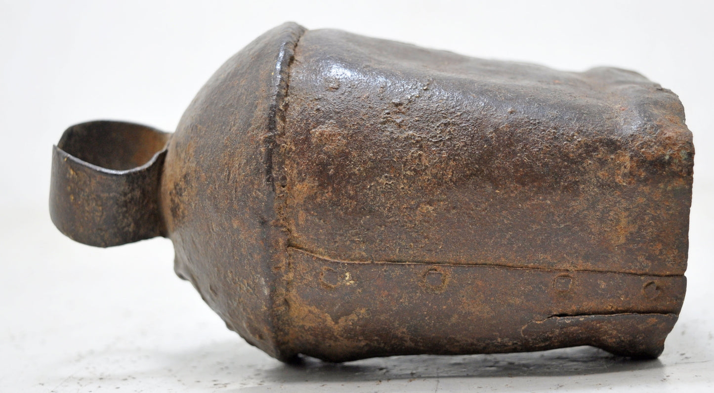 Antique Iron Rural Cow Animals Bell Original Old Hand Crafted