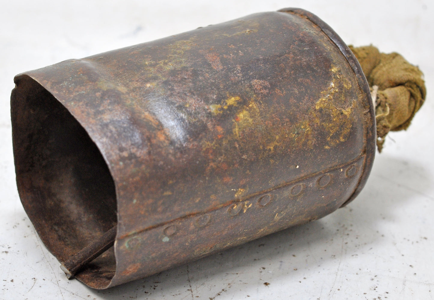 Antique Iron Rural Cow Animals Bell Original Old Hand Crafted