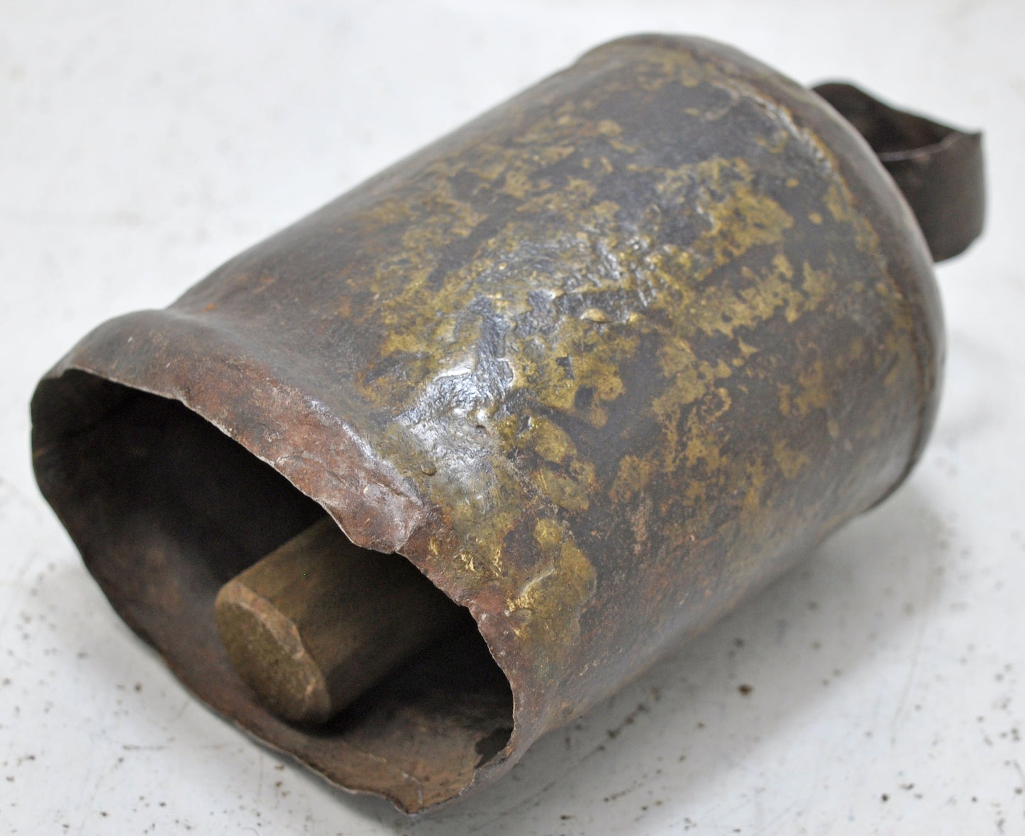 Antique Iron Rural Cow Animals Bell Original Old Hand Crafted