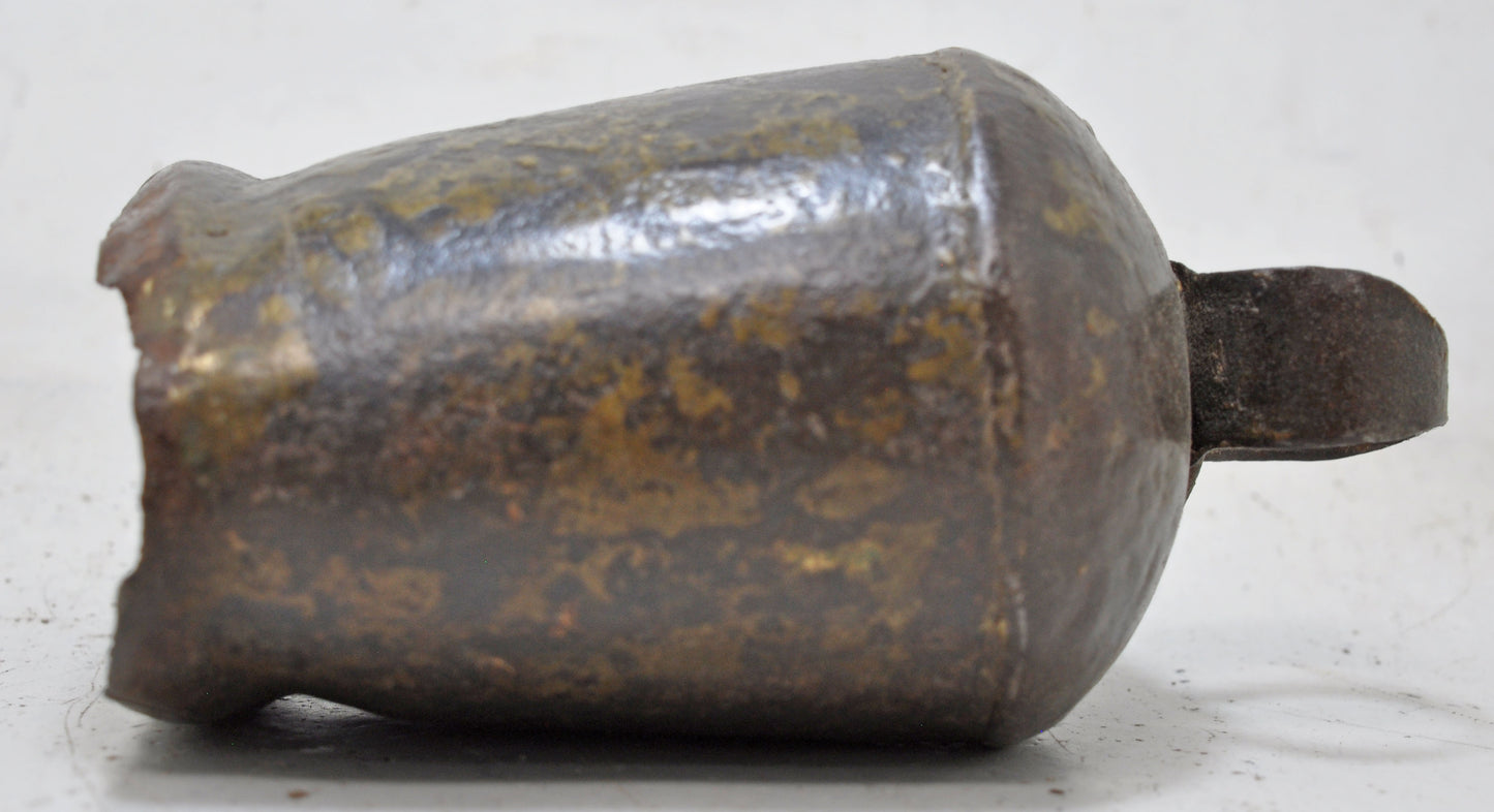 Antique Iron Rural Cow Animals Bell Original Old Hand Crafted