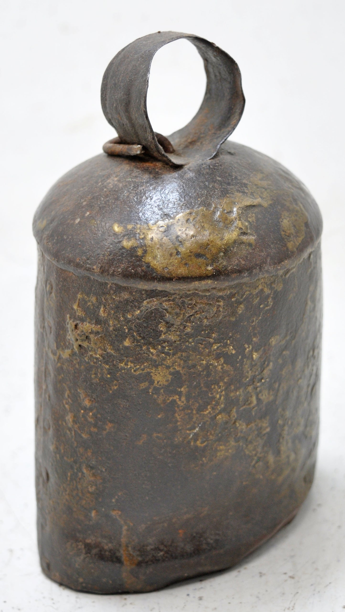 Antique Iron Rural Cow Animals Bell Original Old Hand Crafted