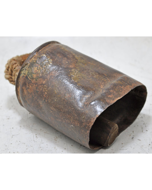 Antique Iron Rural Cow Animals Bell Original Old Hand Crafted
