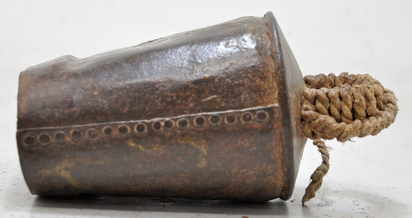 Antique Iron Rural Cow Animals Bell Original Old Hand Crafted