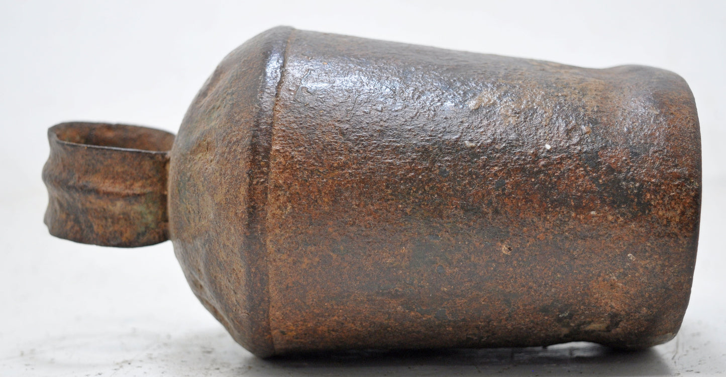 Antique Iron Rural Cow Animals Bell Original Old Hand Crafted