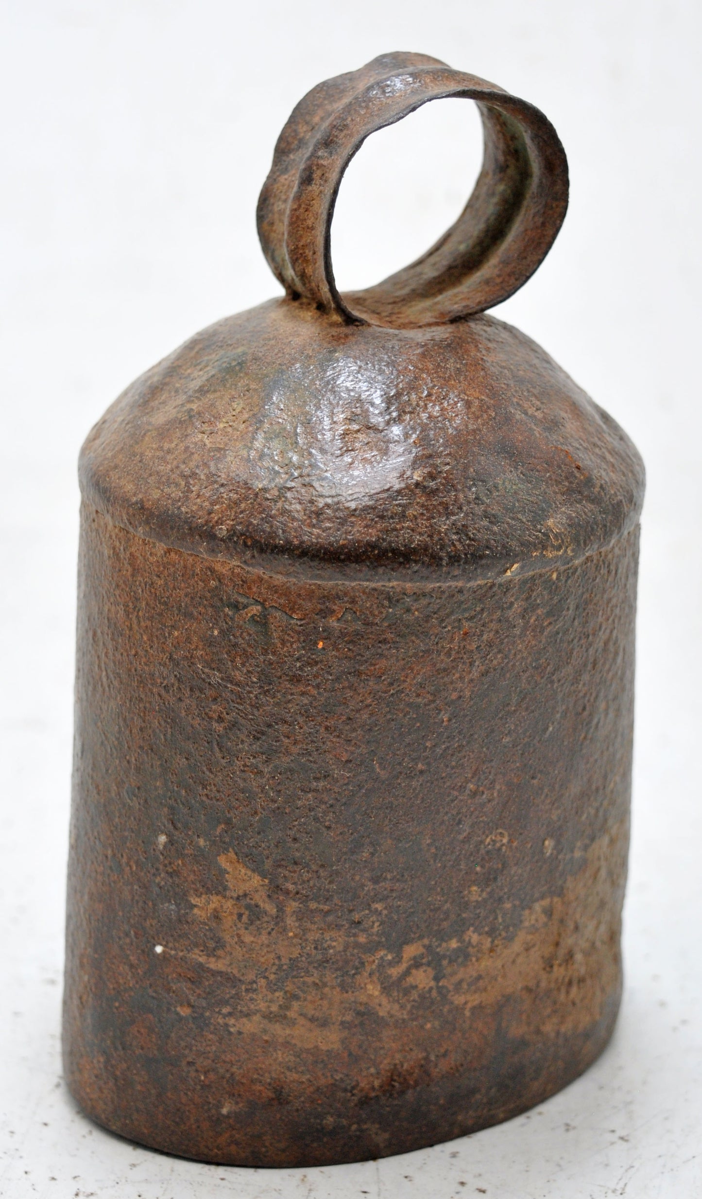 Antique Iron Rural Cow Animals Bell Original Old Hand Crafted