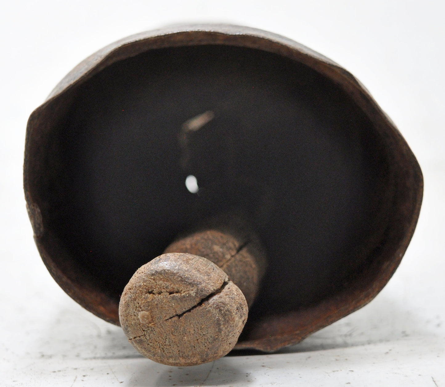 Antique Iron Rural Cow Animals Bell Original Old Hand Crafted