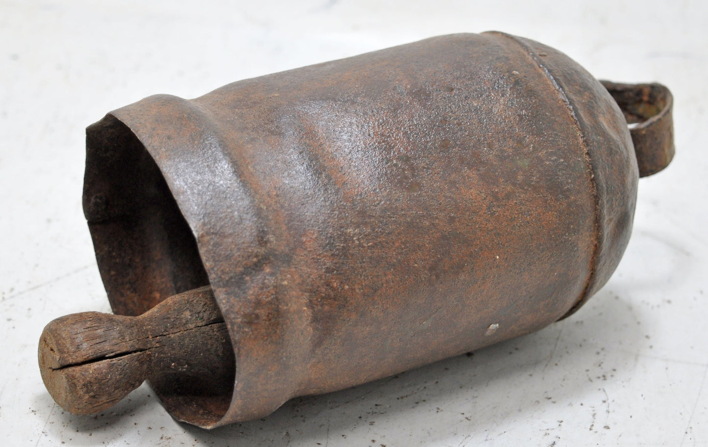 Antique Iron Rural Cow Animals Bell Original Old Hand Crafted